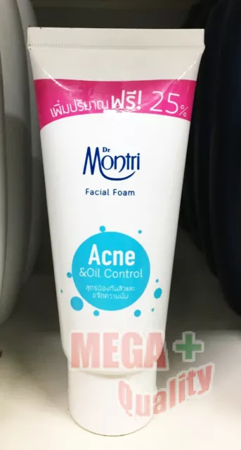 Dr. Montri Facial Foam Acne Oil Control Cleansing Face Skin 62.5g.