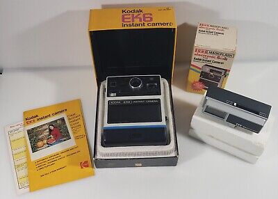 Cámara instantánea y flash vintage Kodak EK6 con caja original SIN PROBAR