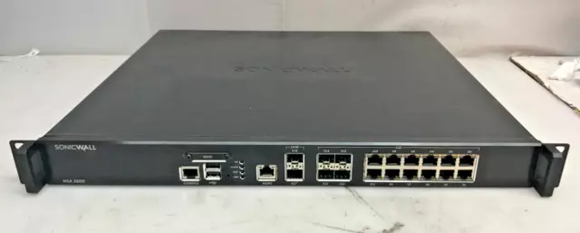 Dell SonicWall NSA 3600 Network Security Appliance Firewall
