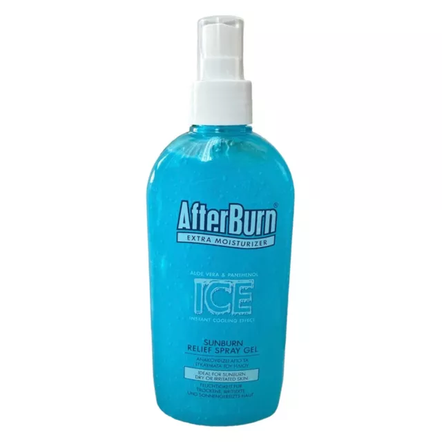 AfterBurn After Sun Spray Ice Gel Cooling kühlend Sonnenbrand 100% Bio Aloe Vera