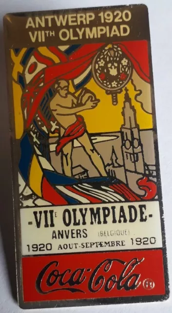 Pins Jeux Olympiques Anvers 1920 / Coca Cola (Ht. : 4,5 cm)