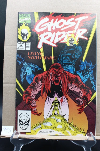 Ghost Rider #8 Volume 2 Marvel Comics December Dec 1990 VFNM