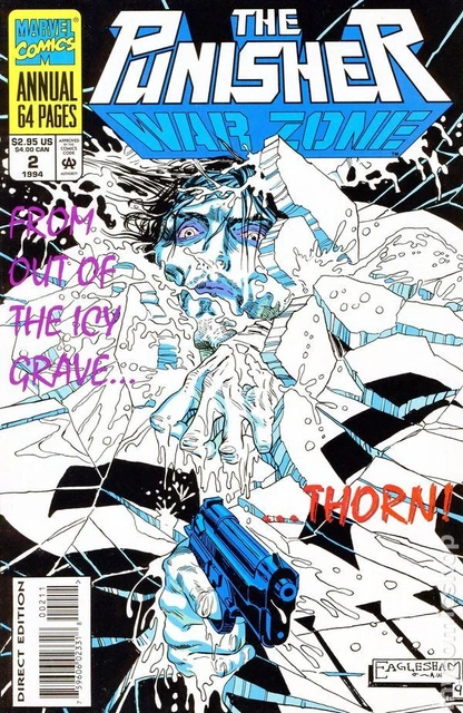 Punisher War Zone Annual #2 VG 1994 Stock Image Low Grade