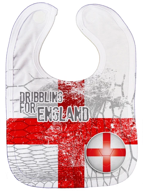 Dirty Fingers " Dribbling pour Angleterre " Bébé Alimentation Bavoir Tout