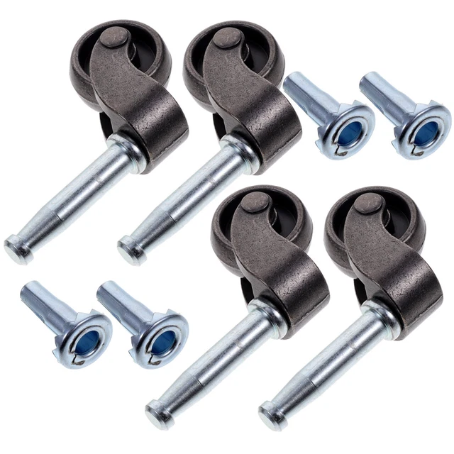 4 piezas rueda de barra para silla de escritorio 7X4CM aleación de zinc