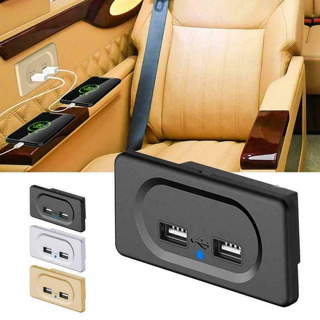 Per caricabatterie doppia presa USB 12 V autobarca camper DC5V/3.1A caldo E6