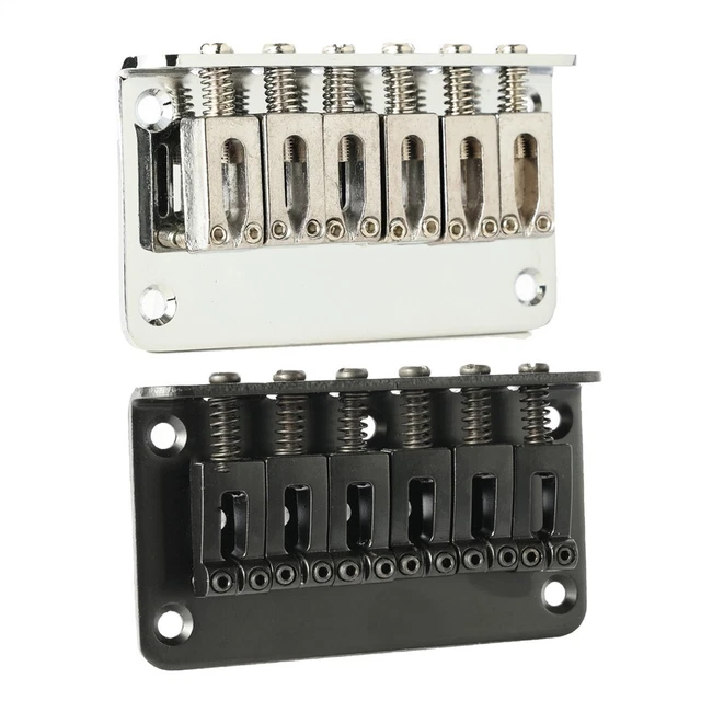 Guitare électrique durable Hardtail Bridge 3,07 * 1,7 pouce 6 cordes pour Strat
