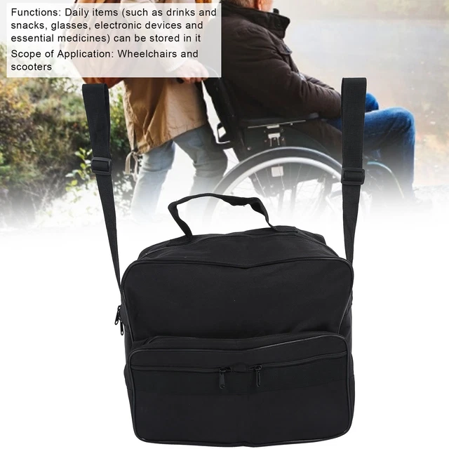 Accessori durevoli per sedia a rotelle impermeabili organizzatore sedia a rotelle lavabile in lavatrice