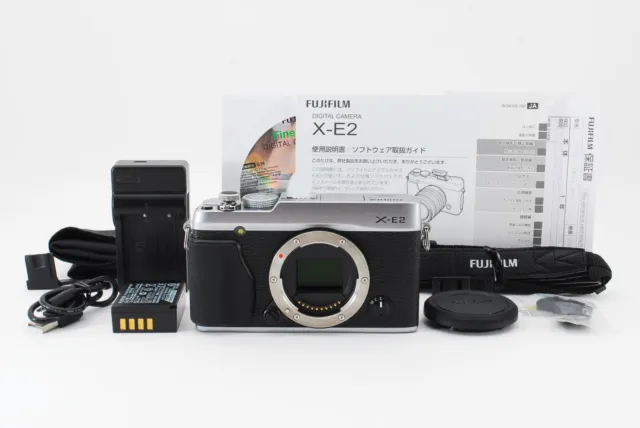 Fujifilm Fuji X-E2 16.3MP Digital Camera silver Body JAPAN [Near Mint] 1911299