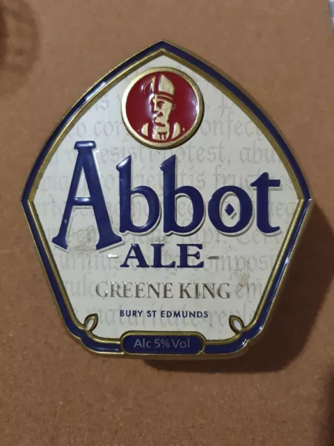 Greene King Brauerei Abbot Ale Metallpumpe Clip Bier Haus Bar Bitter