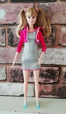 MATTEL BARBIE TALL Fashionistas Doll #79 Wear Your Heart Redressed