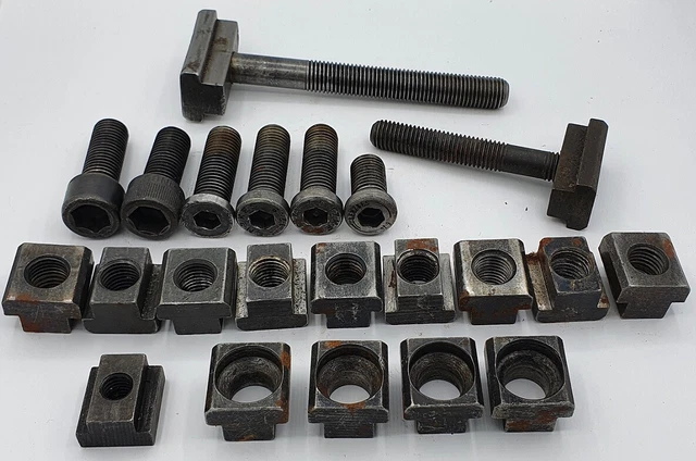 M16 T-Nutensteine Muttern T-Nuten Schrauben 12.9 M14 M12 Spannmuttern Nutentisch