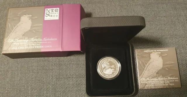 Silber Münze 2015 Perth Mint 25th Anniversary 1/2 oz Unze Kookaburra