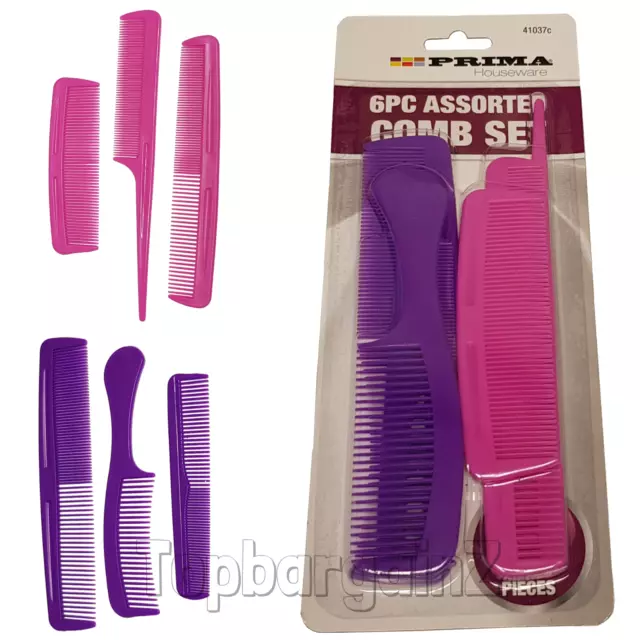 Hair Comb Styling Set Professional Assorted Hairdressing Ladies Barbers Salon