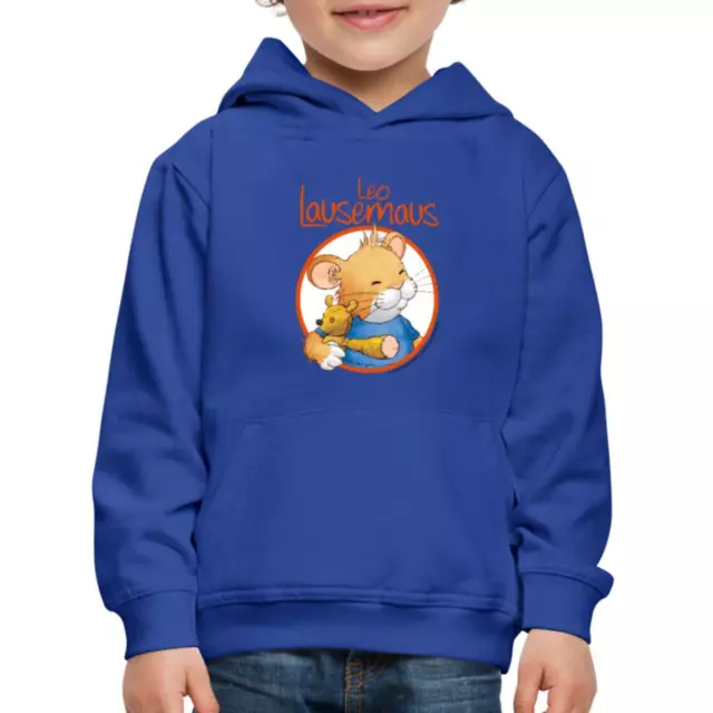 Leo Lausemaus Logo Kinder Premium Hoodie