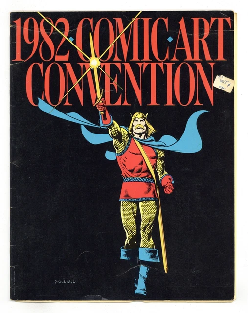 Comic Art Convention Program 1982 VG 4.0