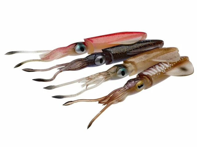 Leurre Souple Savage Gear 3D Swim Squid LRF - 5cm, 0.8g - Pour Pêche Au Leurre