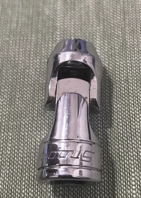 Used Genuine SNAP-ON 3/8" DRIVE UNIVERSAL SOCKET, FU-10A, 5/16" 12PT