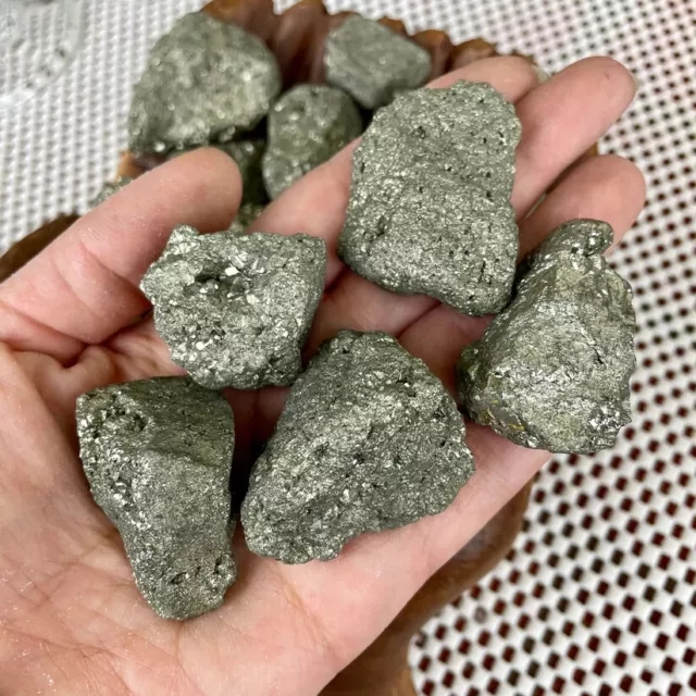 Rough Raw Natural Pyrite Tumble Stone Healing Crystal Mineral Chunks Specimens