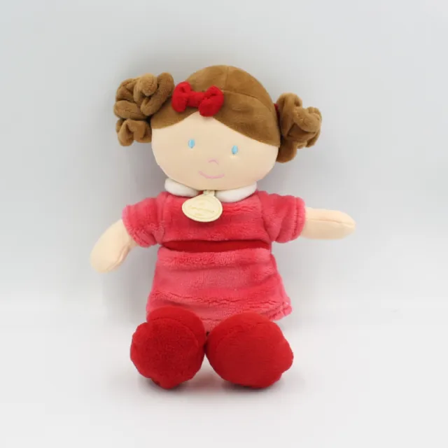 Doudou et compagnie poupée rose rouge Mlle Framboise Les Demoiselles - 26409