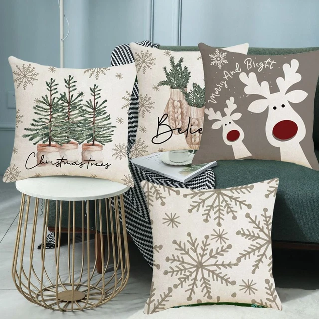 Coperture cuscino modello alberi di Natale cuscini natalizi fodera cuscino casa