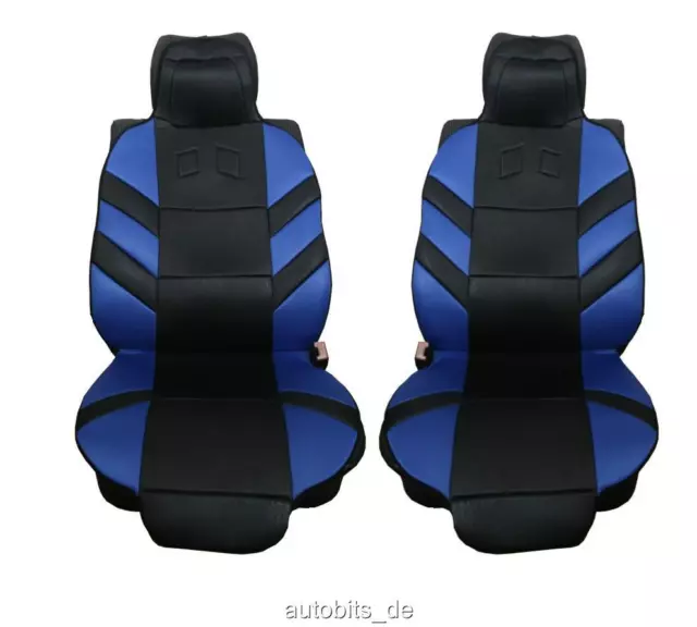 2x Universal Sitzauflage Sitzaufleger Auto Blau Autositzauflage Auflage Autositz