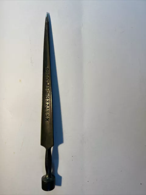 Vintage Kretzer St Louis Copper Lightning Rod Finial Spike