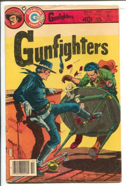 Gunfighters #56 1979- Charlton-Al Williamson poker card game cover-Cheyenne K...