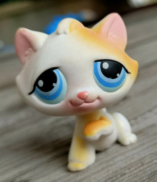 Figurine Littlest Pet Shop Hasbro Authentique - Chat Gouttière N°52 - Occasion, Pour Collection