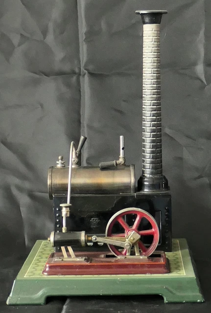 JOUET ANCIEN MECANIQUE AUTOMATE JAPAN MANEGE EN TOLE A CLEF QUI FONCTIONNE