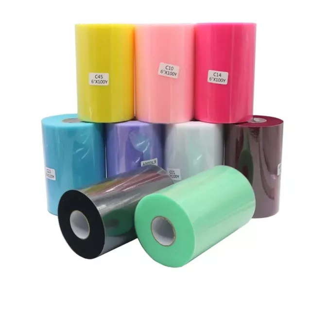 100yards Tulle Roll Trim Multicolor Organza Fabric DIY Sewing Party Decorations