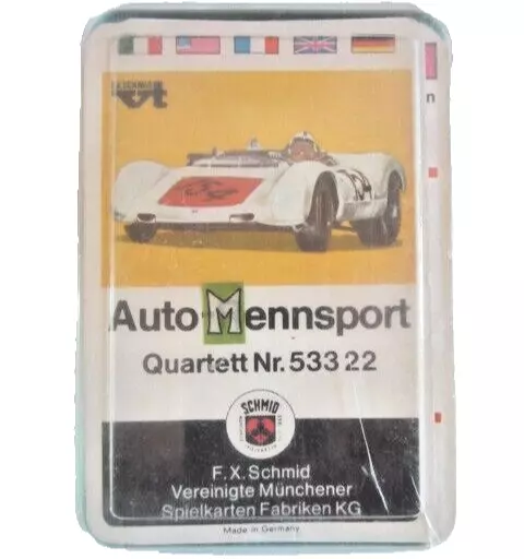 Auto Mennsport Quartett/Kartenspiel FX Schmid Best. Nr. 53322