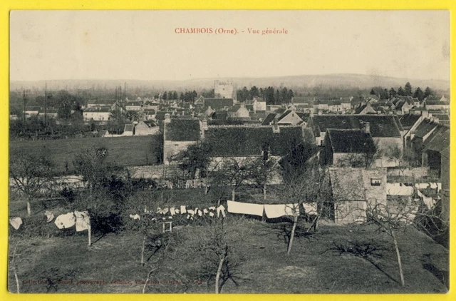 CPA France 61 - CHAMBOIS (Orne) Vue Générale