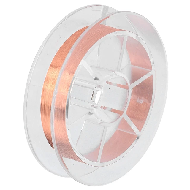 (0 Mm)120 M/131.2yd Fil 'enroulement De Cuivre Rouge Réparation