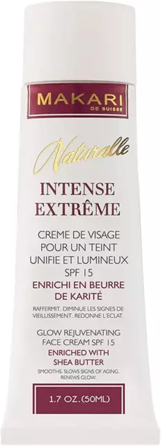 Makari Naturalle Intense Extrême Crème Éclaircissante, Crème Hydratante, Éclairc