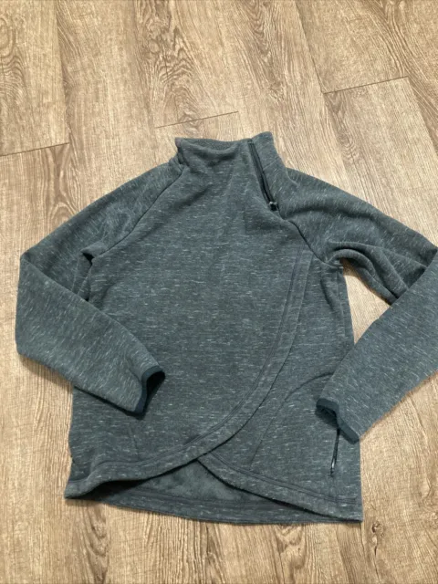 Athleta Girl Crazy Cozy Wrap 2.0 Sweatshirt Pullover Girls Size L 12