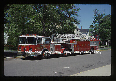 Morristown NJ 1988 Spartan LTI 100' TDA Fire Apparatus Slide