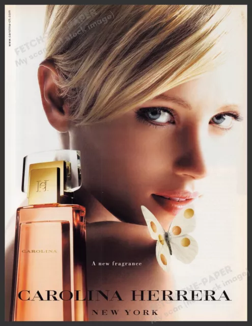 Carolina Herrera Fragrance 2000s Print Advertisement Ad 2003 Butterfly