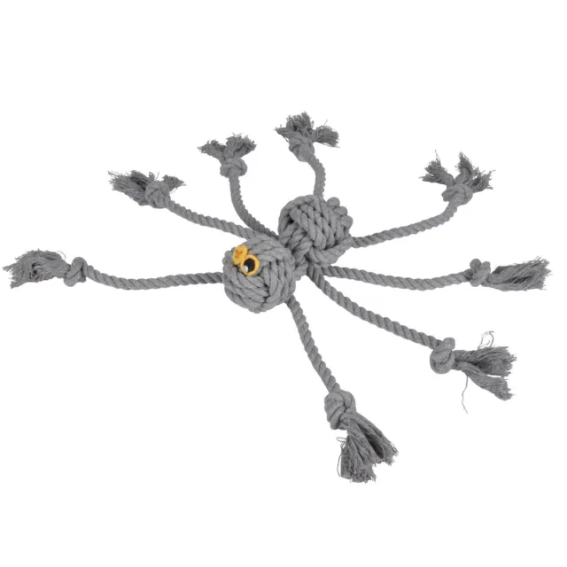 Jouet pour Chien De Câble Araignée, 30 CM, Gris