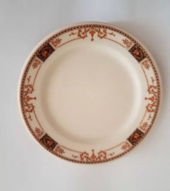 SYRACUSE WEBSTER OLD IVORY PLATE Restaurant Hotel Railroad Ware 1943 NICE LOOK!