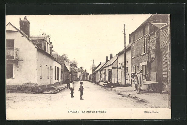 CPA Froissy, La Rue de Beauvais
