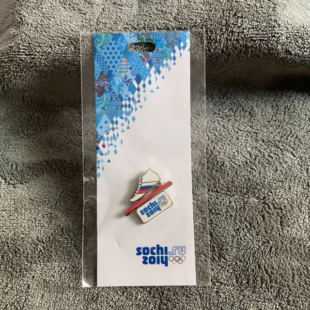 Sochi, Russia 2014 Winter Olympics Pin Badge New Unopened