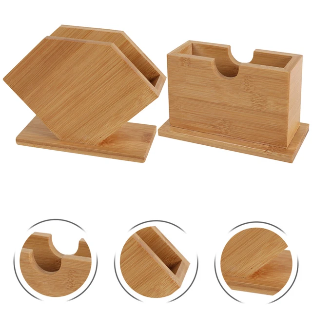 2 piezas estante para toallas de invitado soporte para posavasos desechables