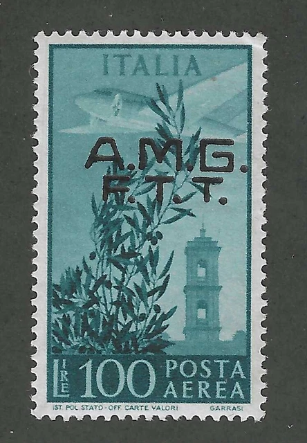 Italy Trieste Zone A Scott # C13 VF OG Hinged Stamp