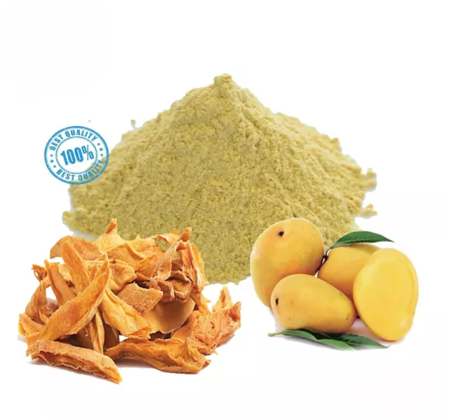 Dried Mango Powder/flour & slices Organic Pure ANTIOXIDANT,CLEAR SKIN