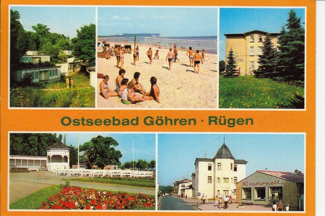 AK Ostseebad Göhren Rügen Urlaubssiedlung FDGB nicht gelaufen DDR Architektur