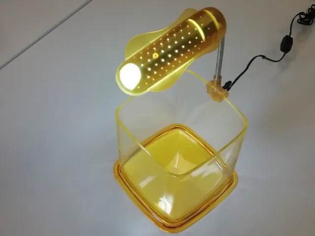 Aquarium Mini Starter Kit 3 litres Azoo Razzle Dazzle lamp+filter safety acrylic 3