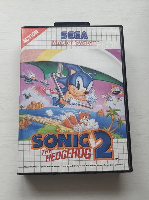 SONIC THE HEDGEHOG 2 Sega master system (GENUINE) £9.00 - PicClick UK