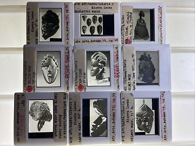 Masks: Bassa Liberia Sierra Leone African Tribal Art 9 35mm Slides