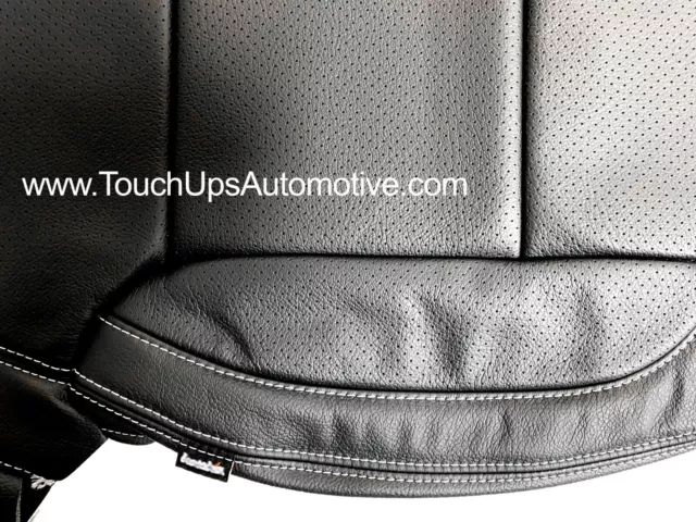 2014-2018 Chevrolet Silverado LT DOUBLE Cab Black Silver Leather Seat Covers kit